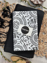 Black Handloom Cotton Saree With Vani Print Blouse